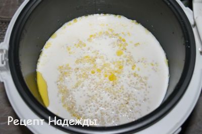 Ячневая каша с молоком в мультиварке