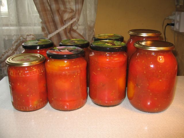 Заготовки на зиму из помидоров в собственном соку рецепты