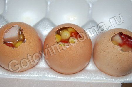 Заливные яйца рецепт с фото