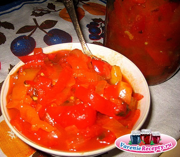 Рецепт лечо с томатной пастой и с луком