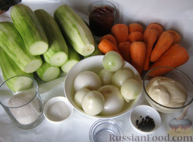 Рецепт кабачковой икры с майонезом и томатной пастой на зиму