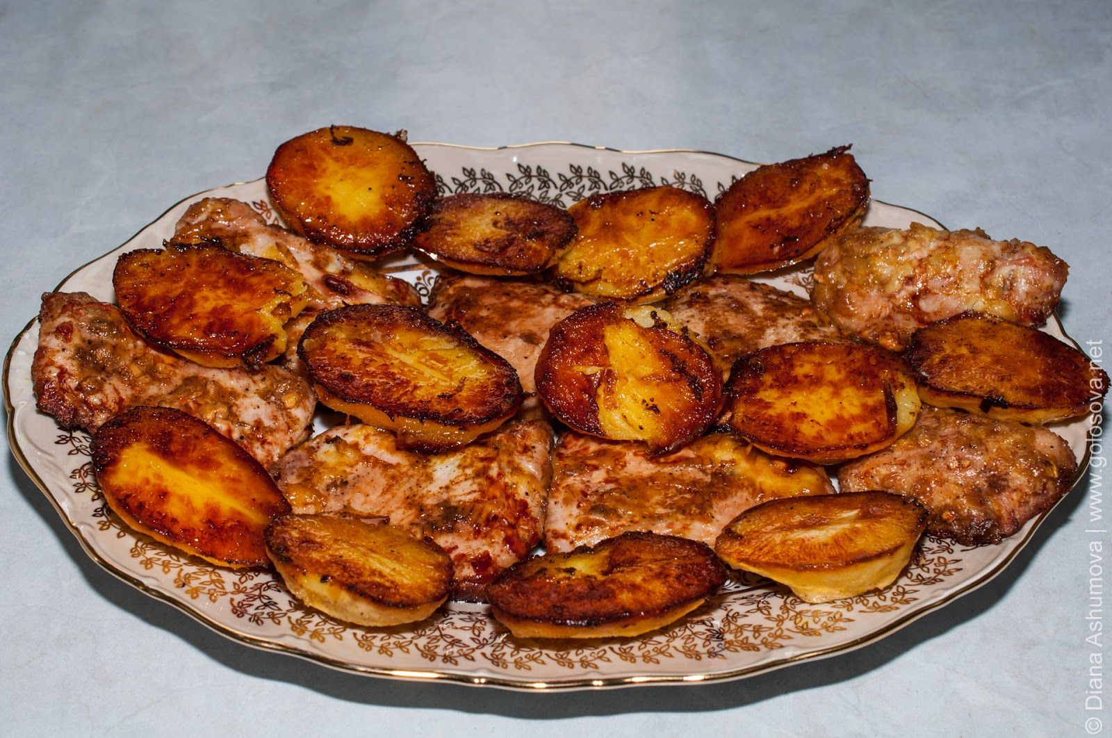 Филе индюшки в духовке с картошкой рецепты с фото