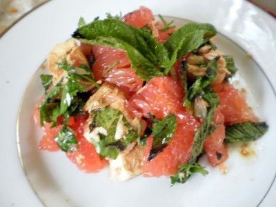 Салат с курицей и грейпфрутом от юлии высоцкой