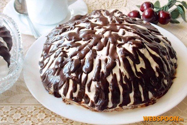 Торт пинчер с вишней рецепт с фото пошагово