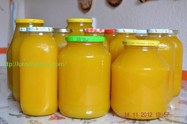 Тыквенный сок с апельсином рецепт