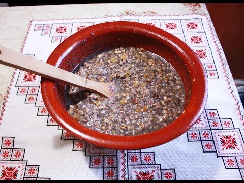 Кутья рецепт приготовление Кутя рецепт приготування кутья из пшеницы Видео рецепты
