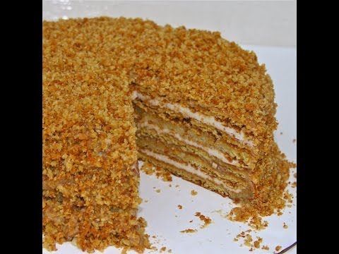 Рецепт торта Медовик видео